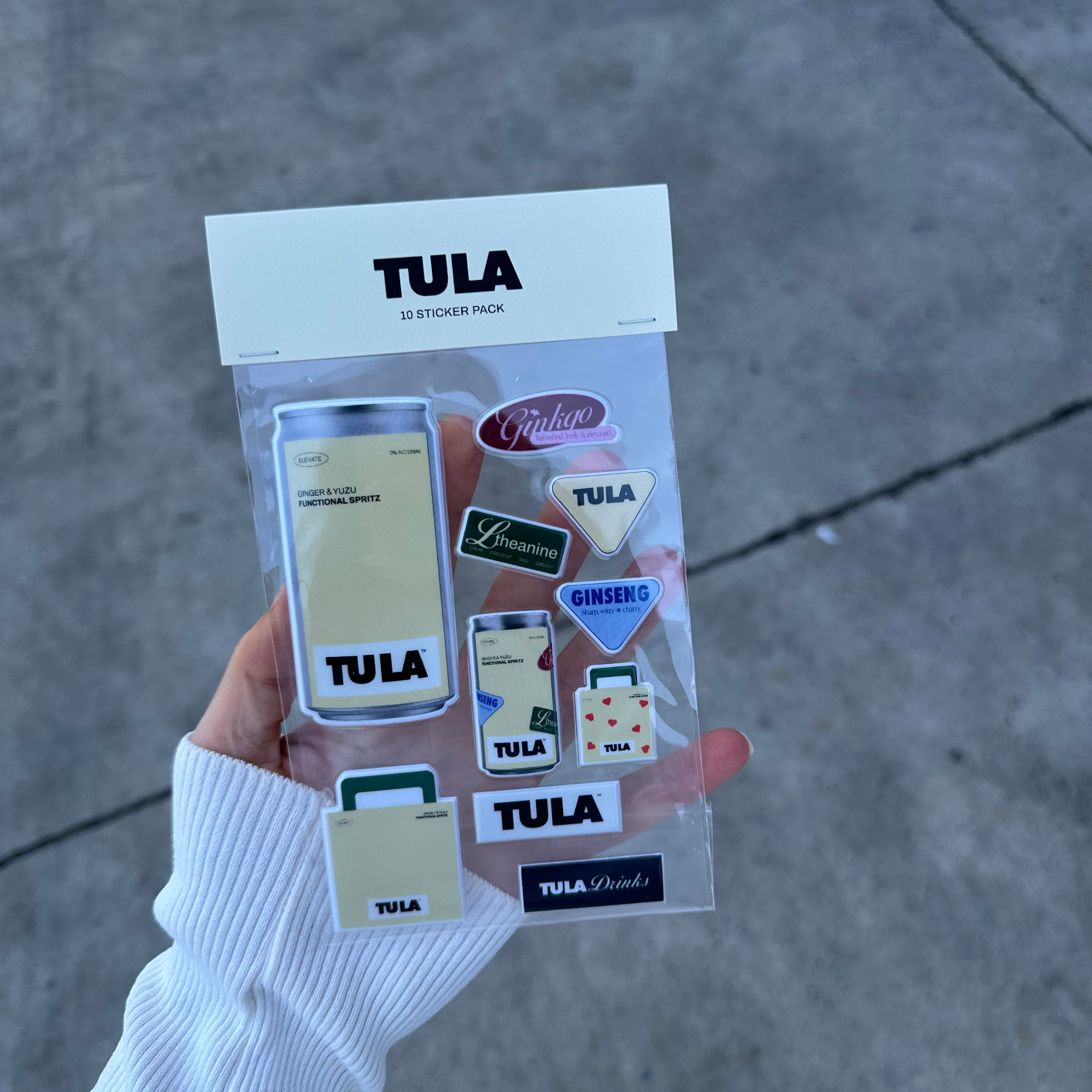 TULA STICKER SHEET